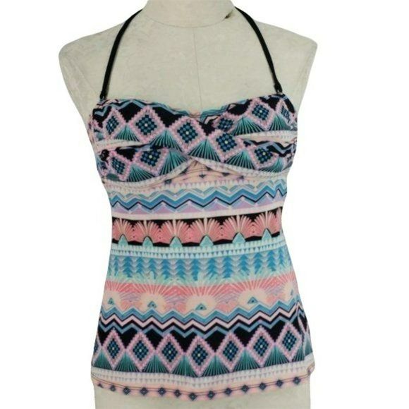 Hobie‎ HOBO Aztec argyle diamond  Tankini Top - Picture 1 of 8